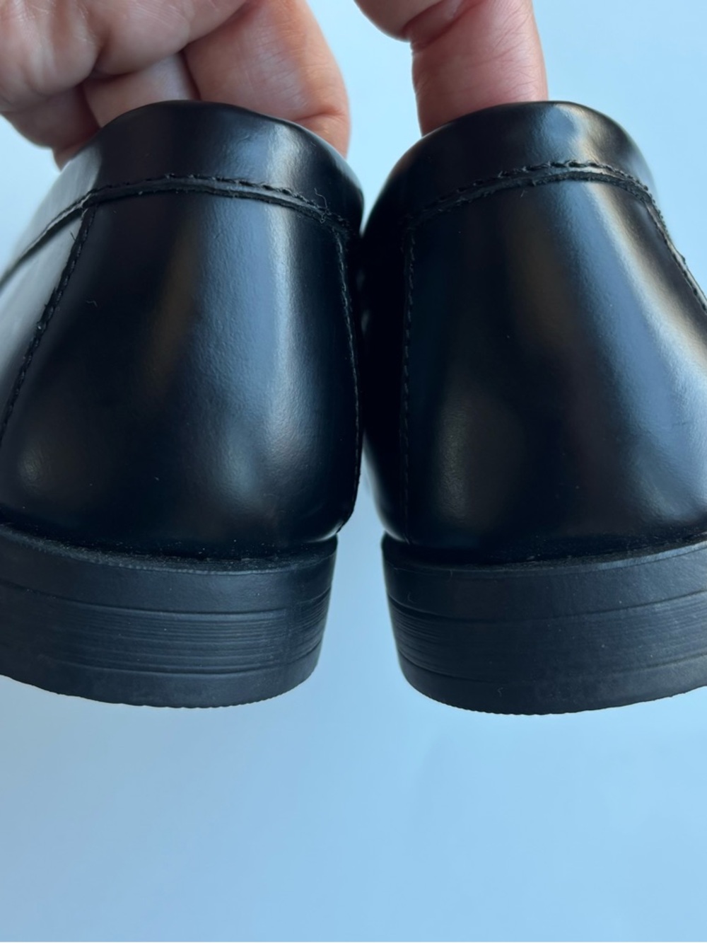 Women’s Eastland Classic Black Leather Loafers Size 7 - Picture 5 of 11